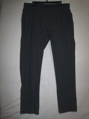 Hickey Freeman Men's Pocket Honeycomb Commuter Pant Charcoal/Navy $125