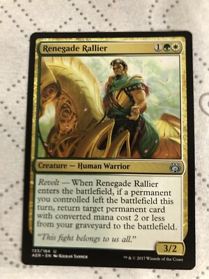 MTG Aether Revolt Renegade Rallier 133/184 NM Magic The Gathering