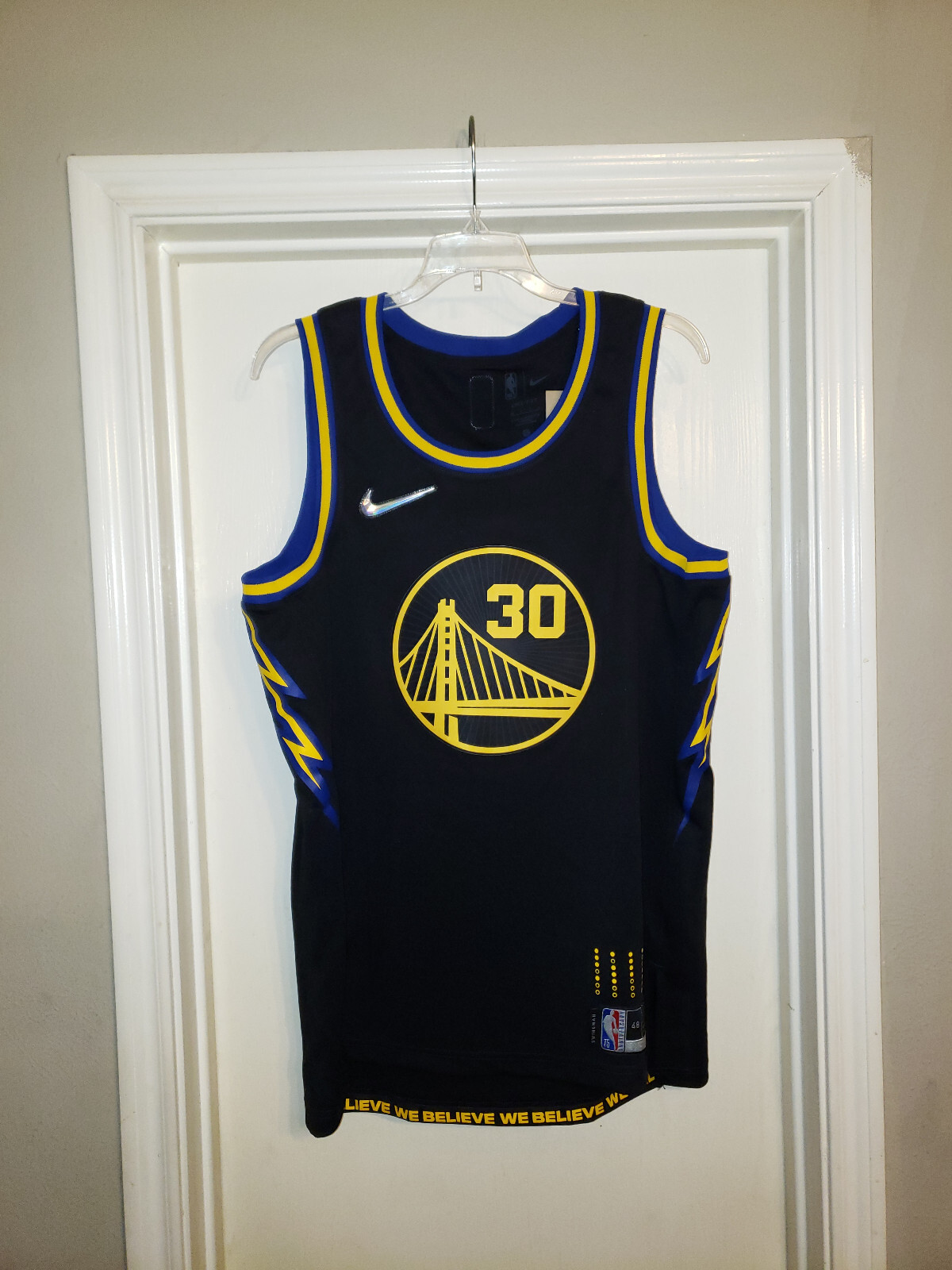 トップス Curry NBA 75th Diamond Edition Jersey L Nike x NBA 75th Diamond Swingman Golden State Warriors