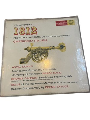 Tchaikovsky 1812 Festival Overture Op 49 Capriccio Italien LP VG+ SR90054 Record