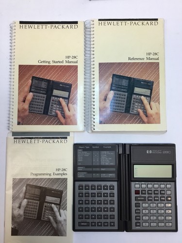 HP Hewlett Packard 28C Scientific Calculator Manuals Excellent