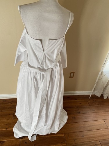 Pre-owned Rosie Assoulin Poplin Maxi Dress Sz 6 $1250 In Pink