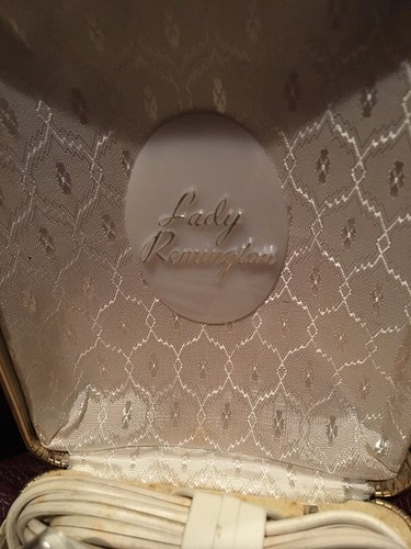 Vintage Lady Remington Electric Shaver: Excellent Advertising Piece