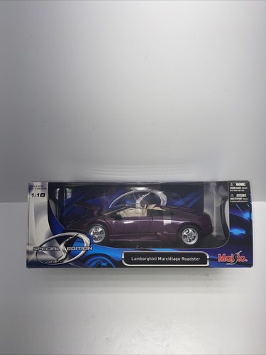 Maisto Lamorghini Murcielago Roadster Diecast Car 1/18 Purple
