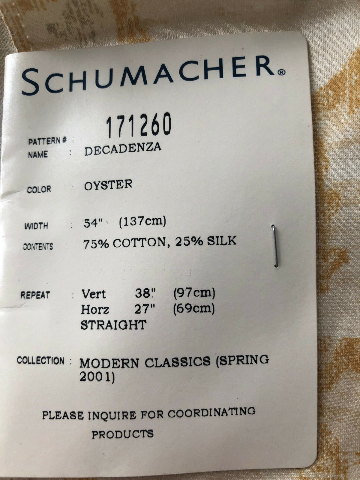 4 Elegant Schumacher Drapery Panels with Schumacher Trim