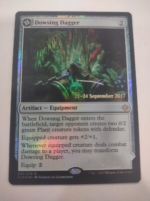 Dowing Dagger Foil Prerelease Error Card! NM