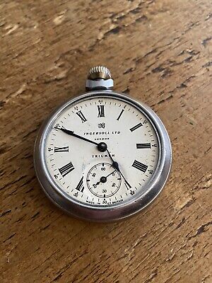 used pocket watch Ingersoll ltd London ( triumph ) **Untested** Spares Or Repair