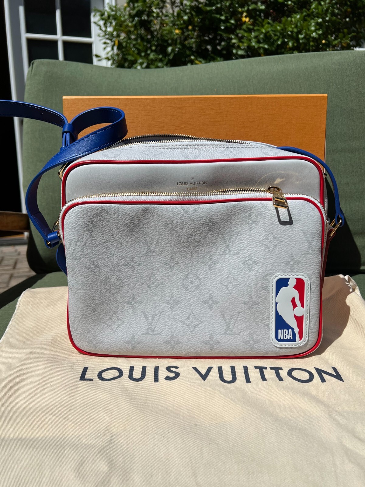 Louis Vuitton x NBA LV Red, White, Blue Monogram Nil Louis Vuitton x NBA LV Red, White, Blue Monogram Nil