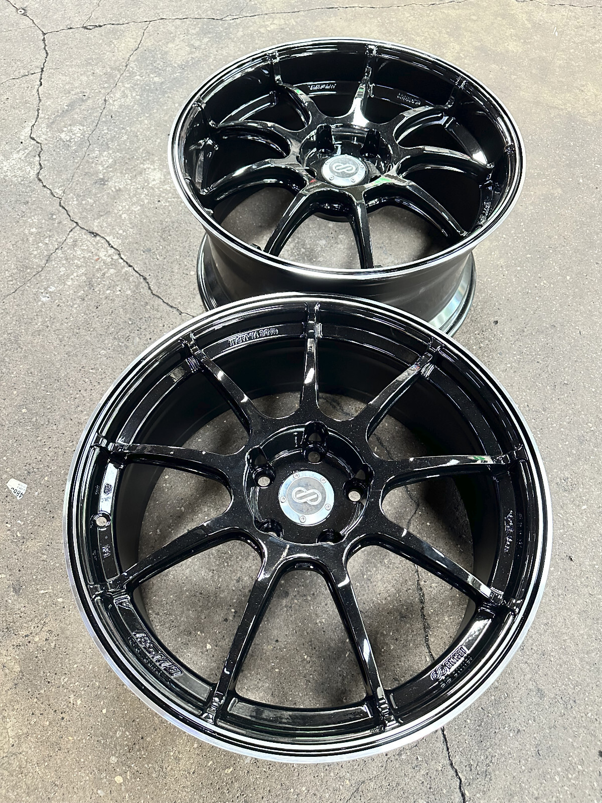 エンケイ rsm9 19インチ　pcd100 廃番モデル 美品】ENKEI Racing RSM9 19in 7.5J +48 PCD100 4本