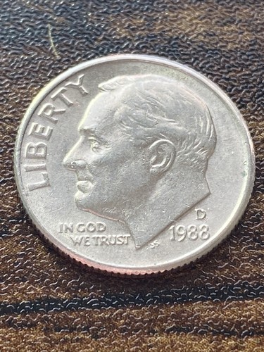 1988 D Roosevelt Dime Ten (10) Cent Actual Coin TK3192* | eBay