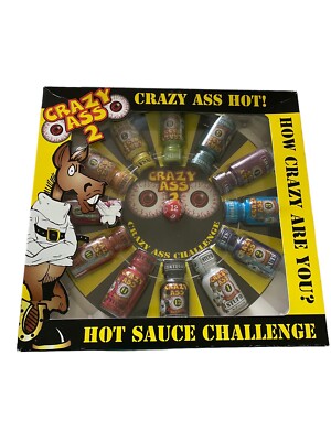 NEW 1X CRAZY ASS 2 HOT SAUCE CHALLENGE DICE GAME GIFT SET