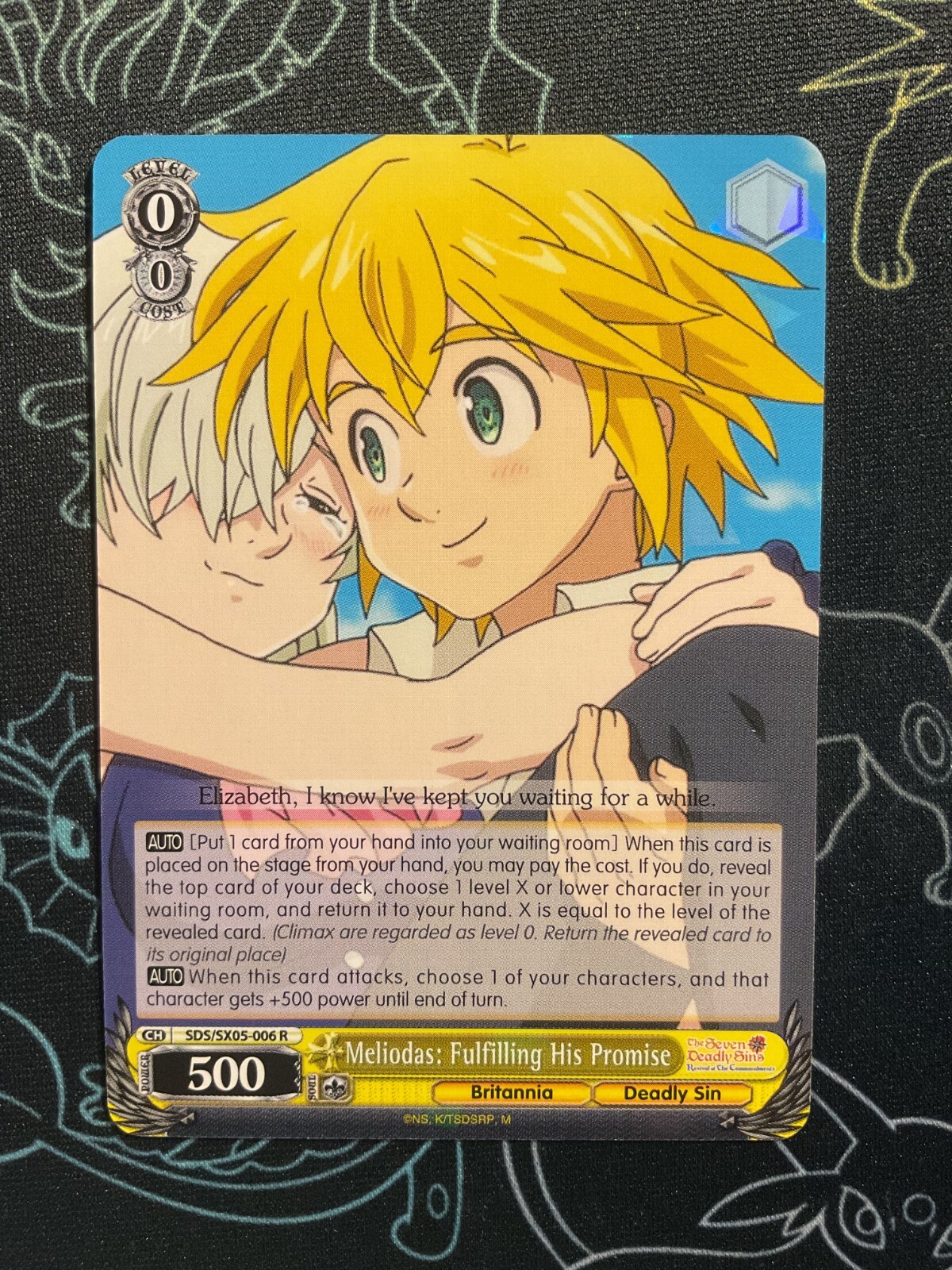 Weiss Seven Deadly Sins 2 Meliodas: Fulfilling His Promise