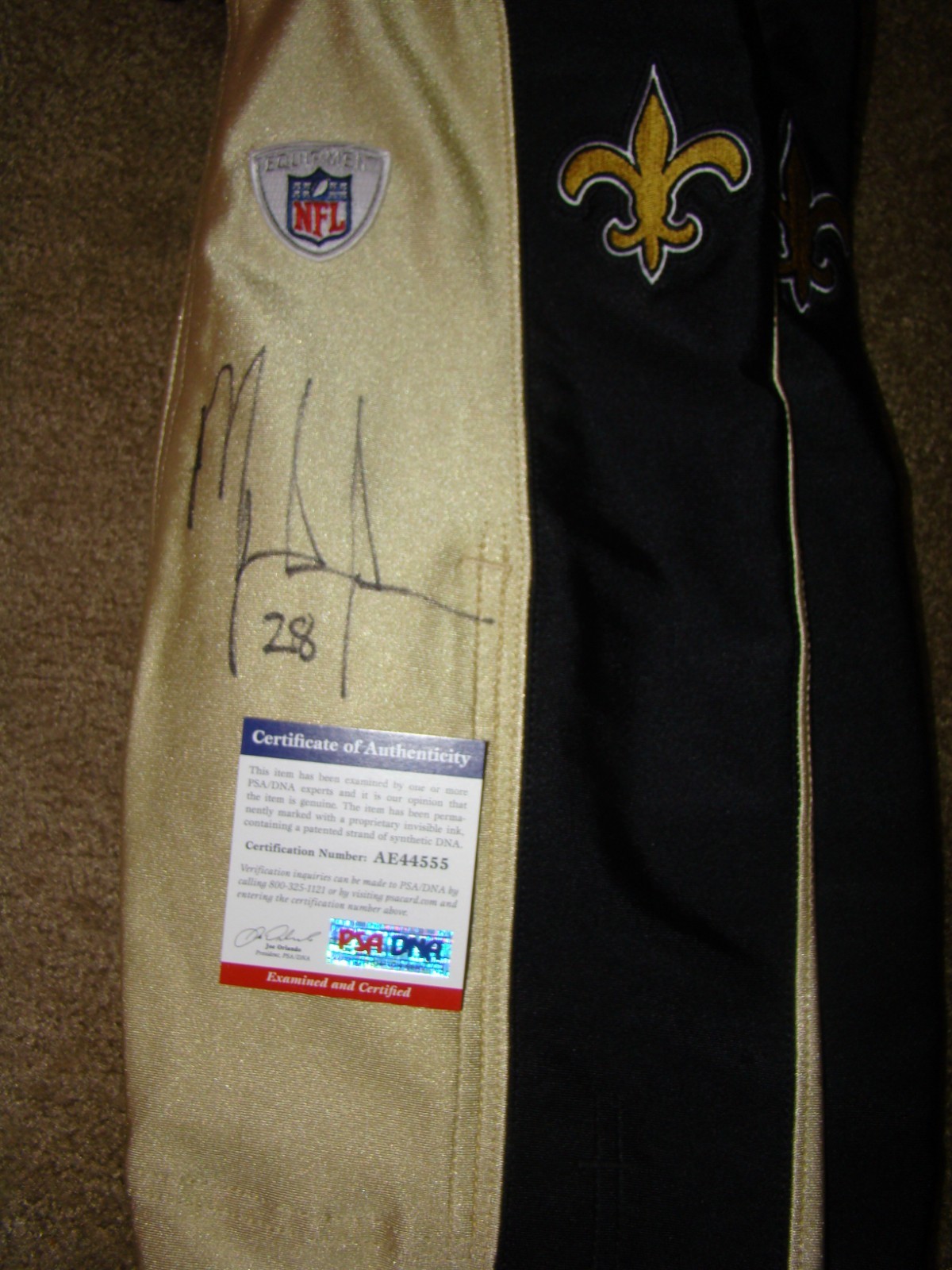MARK INGRAM SIGNED NEW ORLEANS SAINTS TEAM ISSUE PANTS PSA/DNA