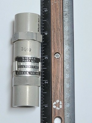 Sierra Check Valve Hydraulic W510 1/4 NPT Tube Aircraft Aluminum Female
