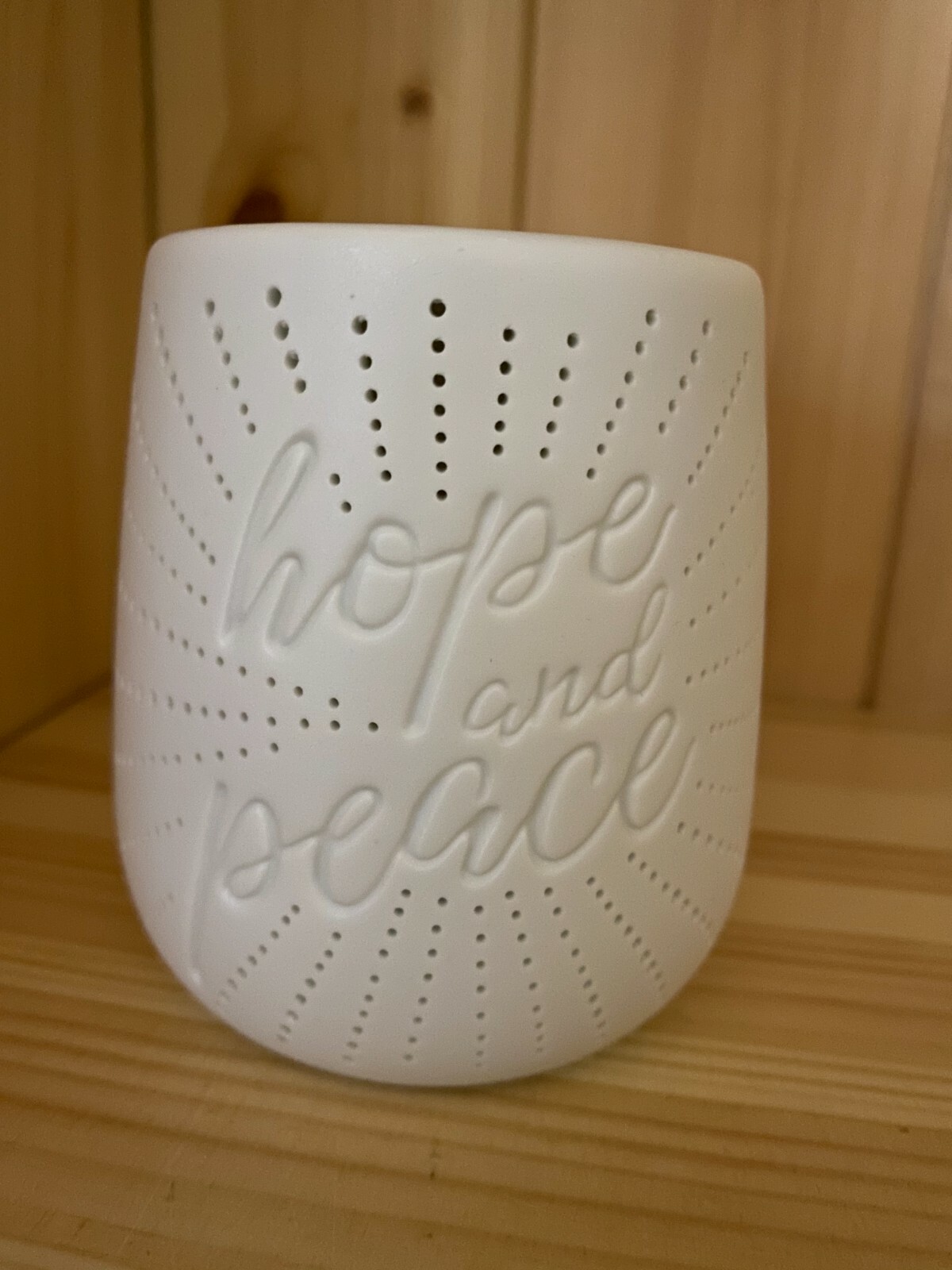Scentsy: Hope and Peace - Elektrische Mini-Duftlampe - Neu & OVP