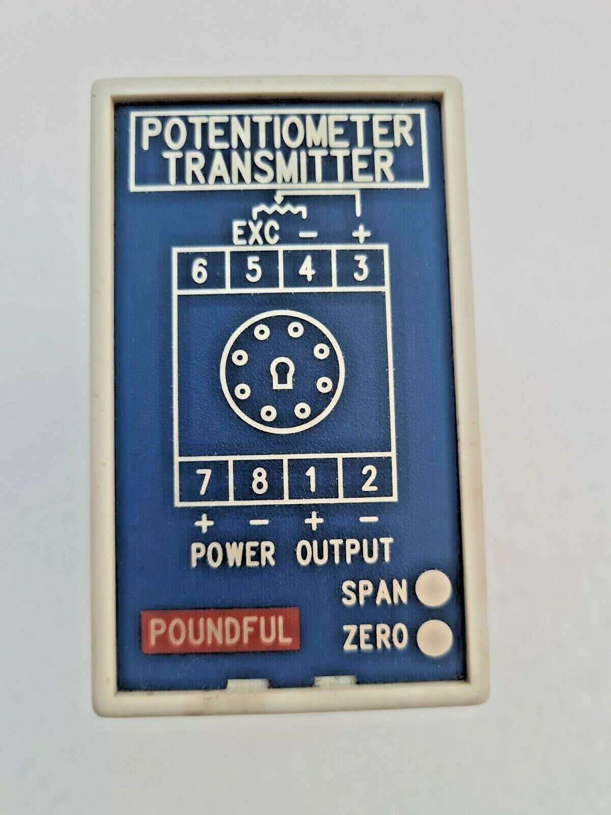 POUNDFUL PF-KBP-21Q-3 POTENTIOMETER TRANSMITTER DC24V 4-20mA