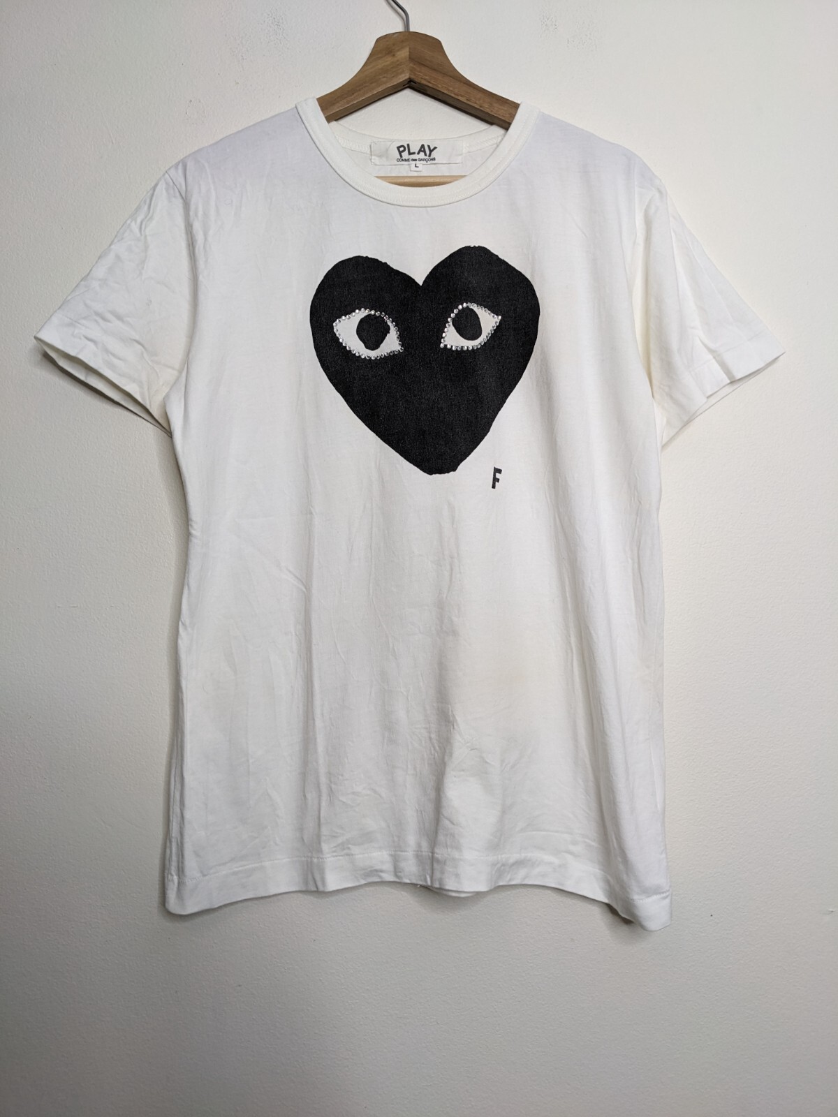 かわいい☆【COMME des GARCONS】RHINESTONE ロゴ Tシャツ M-TWO CdG OFFICIAL | * 〜PLAY COMME des GARCONS NEW