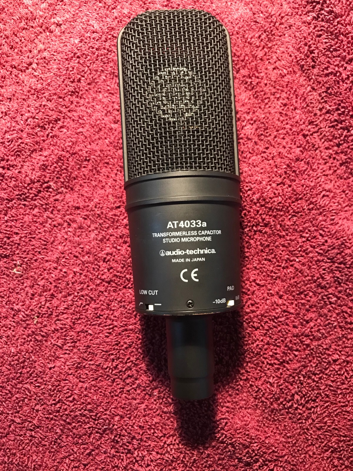 Audio-Technica AT4033a Transformerless Capacitor Studio Micr