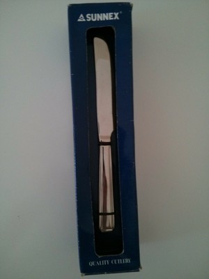 12x Sunnex  Harley Dessert Knife  Stainless Steel 18/0