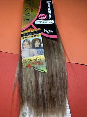 Janet_Collection_Remy_Human_Hair_Weave_New Yaky_10''_#PIANO FR27/30/33