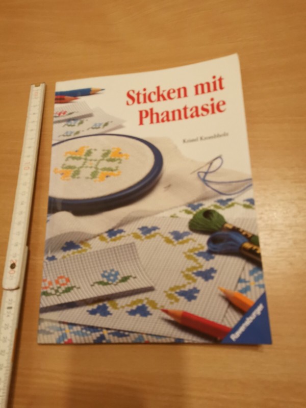 Buch Heft Sicken Mit Phantasie Handarbeit Ravensburger Krombholz