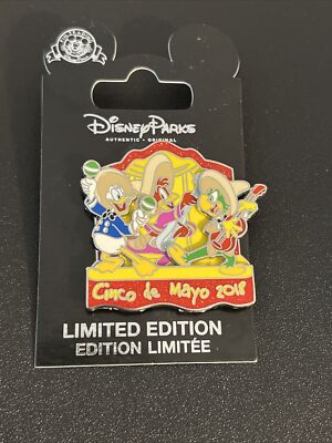 Disney Parks Three Caballeros Cinco De Mayo 2018 Donald Duck Jose Panchito LE