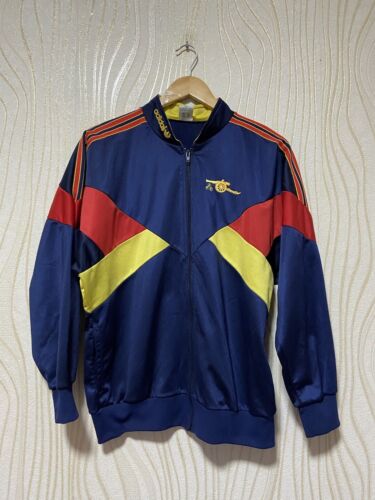 ARSENAL LONDON 1987 1988 FOOTBALL SOCCER TRACK JACKET ADIDAS ARSENAL LONDON 1987 1988 FOOTBALL SOCCER TRACK JACKET ADIDAS