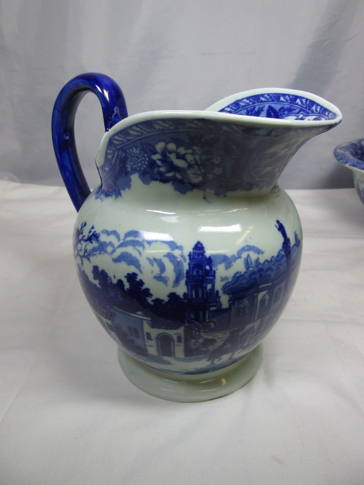 Vintage Antique Ironstone Pitcher and Wash Basin