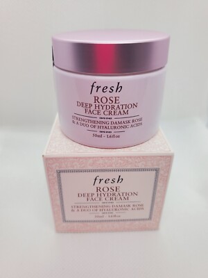 Fresh Rose Deep Hydration Face Cream With Time-Release Hydropatches 1.6oz.
