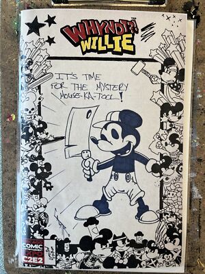 Why Not?! Willie #1 - Blank Cover C2E2 Exclusive Ltd 300 - Murder Mickey Sketch