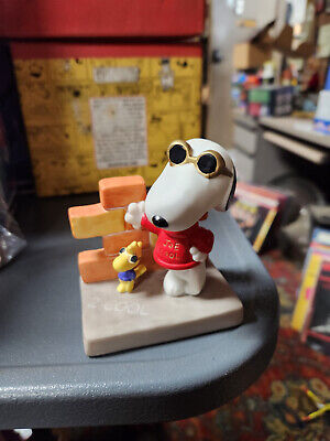 2000 Hallmark Peanuts Gallery Joe Cool and Friend Snoopy Woodstock