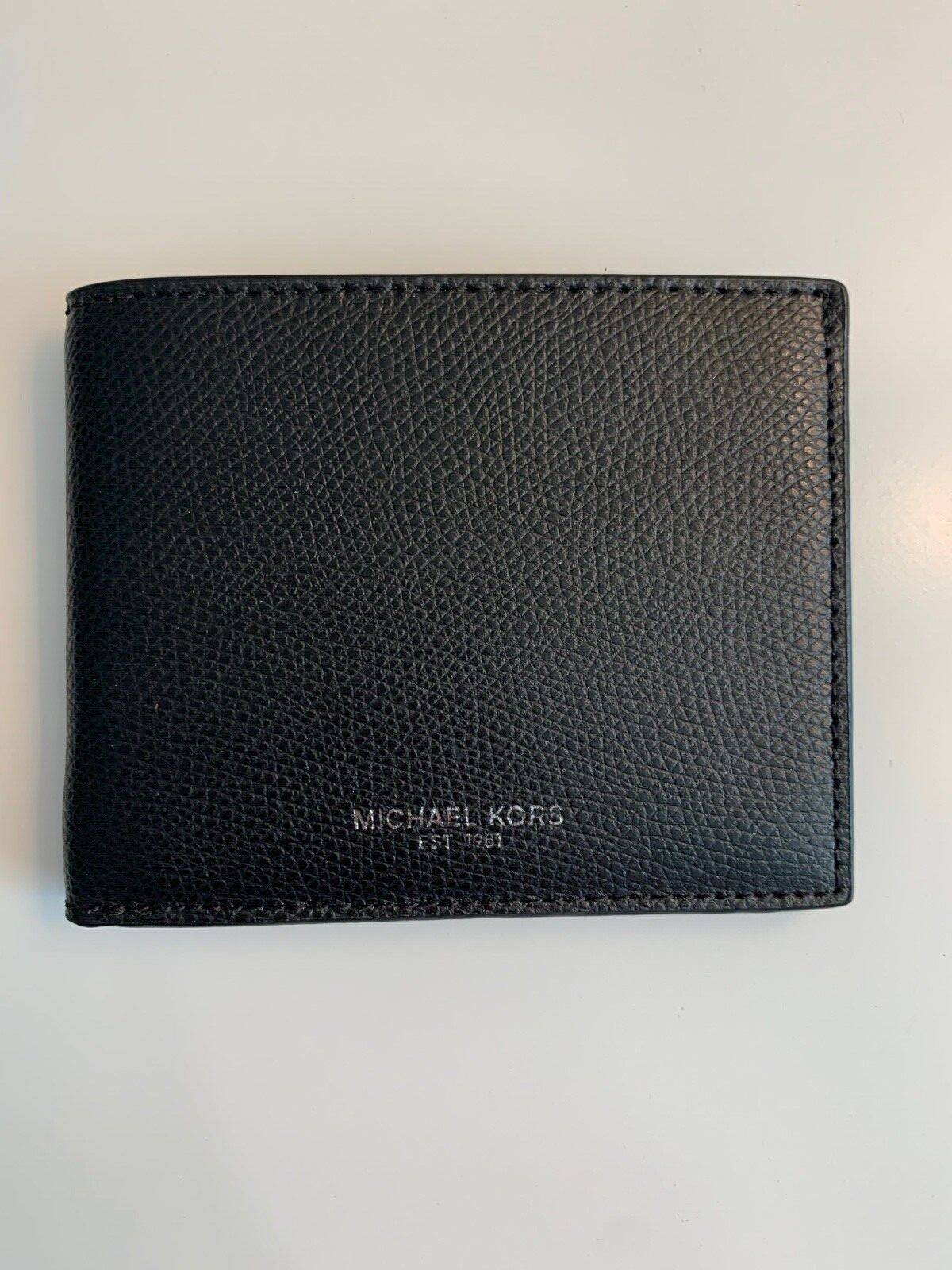NWT Michael Kors Men's Warren Billfold Bifold Wallet Leather