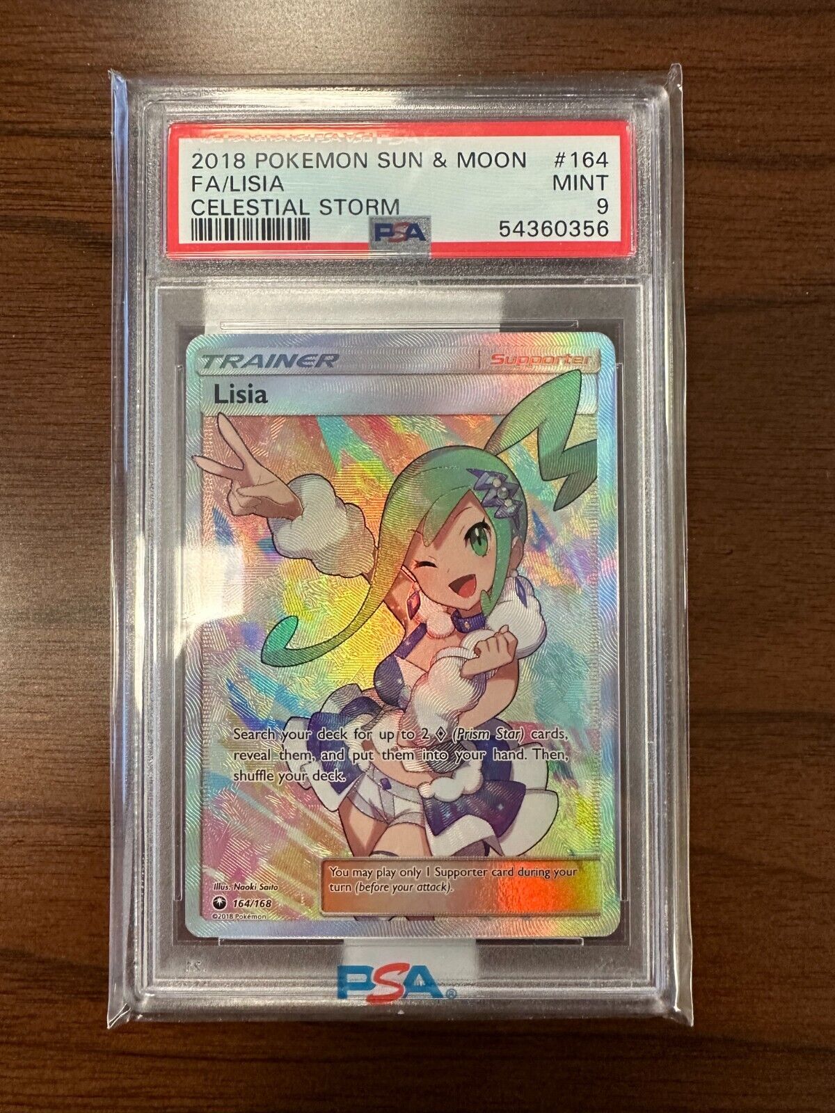 MINT PSA 9 Pokémon Lisia 164/168 (ルチア Ruchia/Lisia 104 MINT PSA 9 Pokémon Lisia 164/168 (ルチア Ruchia/Lisia 104