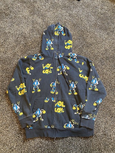 Volcom Ryan Sheckler Full Zip Monster Y2K Hoodie XL Breaking