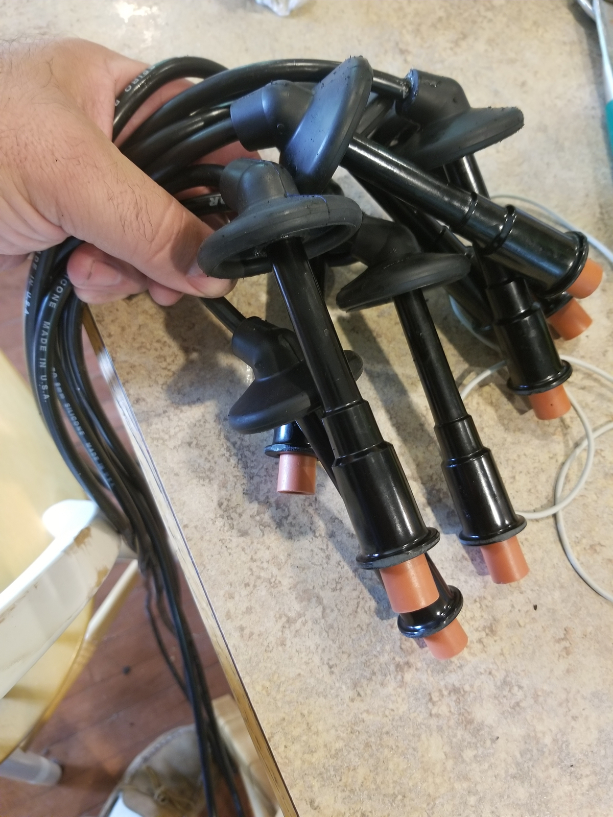 Taylor Spark Plug Wire Set 75089; Spiro Pro 8mm Black for Chrysler 331