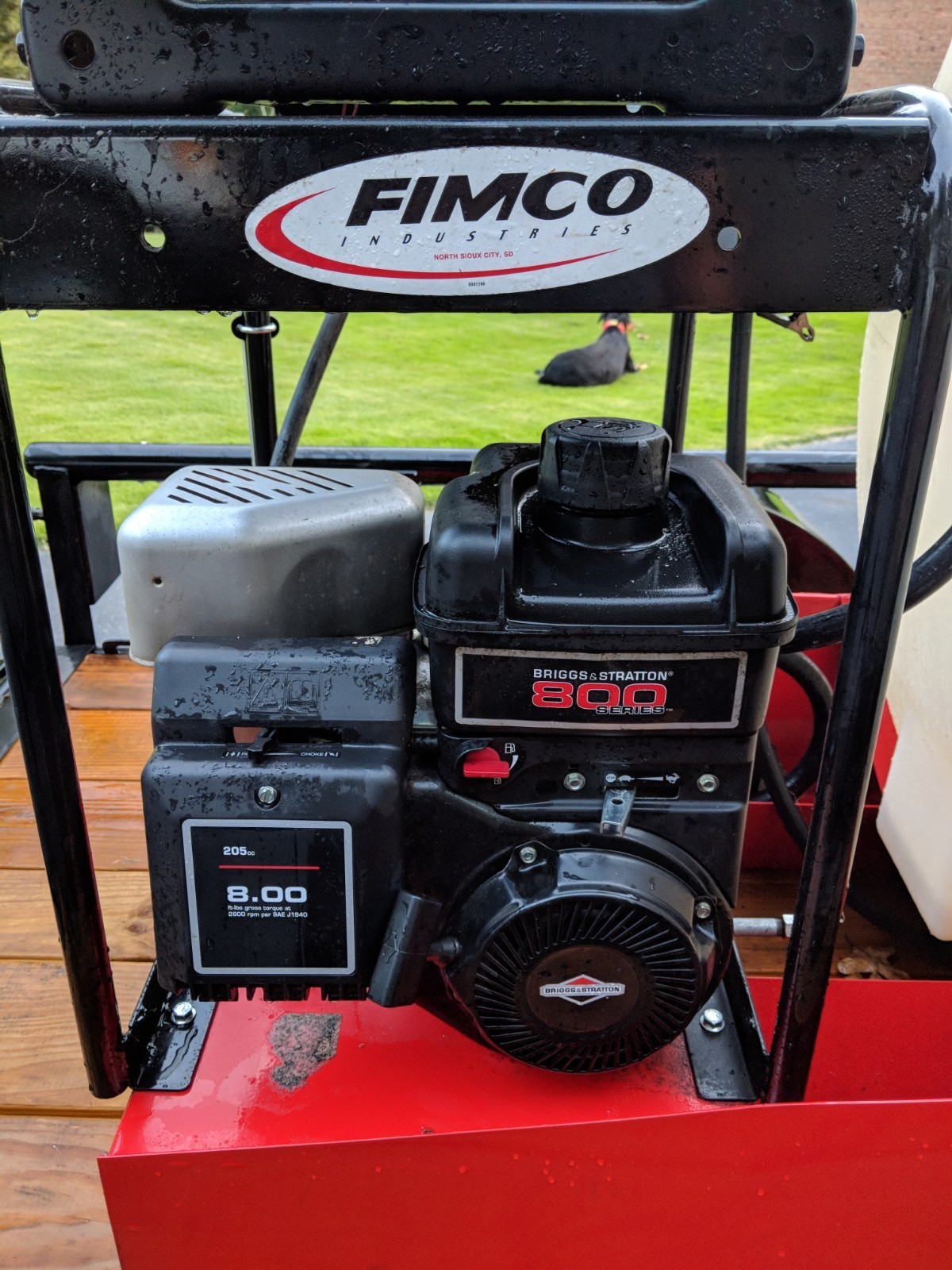 Fimco 200 Gallon Sprayer with Trailer