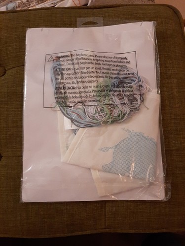 NEW Dimensions Little Pond Bibs, Stamped Cross Stitch (70-73698) Elephant Turtle