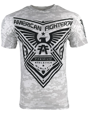 American Fighter Men's T-Shirt Yardley Premium Athletic White XS-4XL