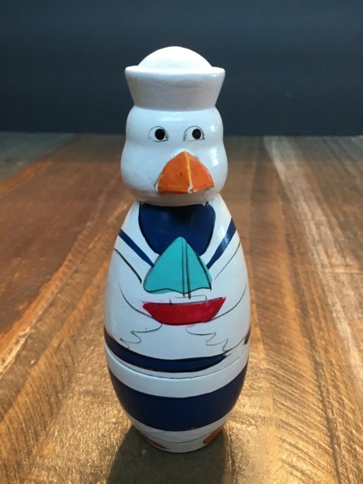 Easter Russian Nesting Dolls Wooden Stacking 3 Chicks & egg