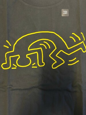 KEITH HARING x UNIQLO MoMA SPRZ NY T-shirt US size XS - XL NWT Black SOLD OUT 