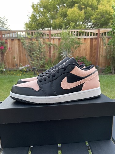 Nike Air Jordan 1 Low Crimson Tint Black/Arctic Orange-White