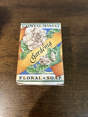 Caswell-Massey Gardenia Garden soap  3.25 oz vintage original box see descript