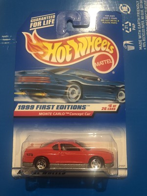 Hot Wheels Monte Carlo Concept Lot Of 2. First Edition And Virtual Collection