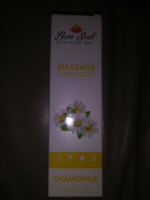 Bare Soak Lotion Massage Ointment Chamomile 3.4 fl oz 100 mL