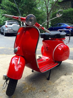 1963 Allstate Vespa | Cherry Red | Fully Restored and Beautifully Maintained