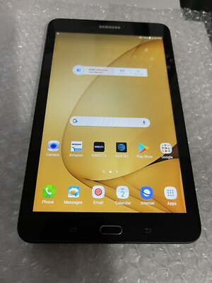 SAMSUNG GALAXY TAB E 8.0 16 GB SM-T377A 8 inches LTE Wi-Fi AT&T TABLET VERY GOOD