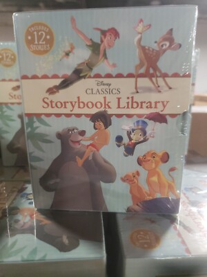 Disney Classics Storybook Library: 12 Book Box Set - Brand New Factory Sealed 