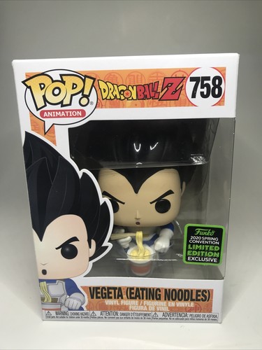 Funko Pop! Dragon Ball Z: Vegeta Eating Noodles #758 2020 Spring Convention