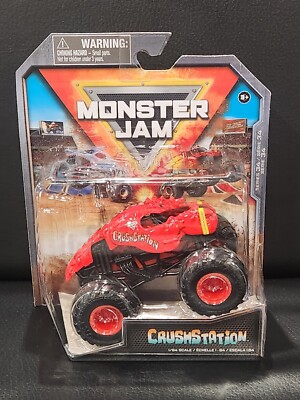 Red Crushstation MONSTER JAM Danger Divas Truck 2024 1/64 Spin Master Series 34