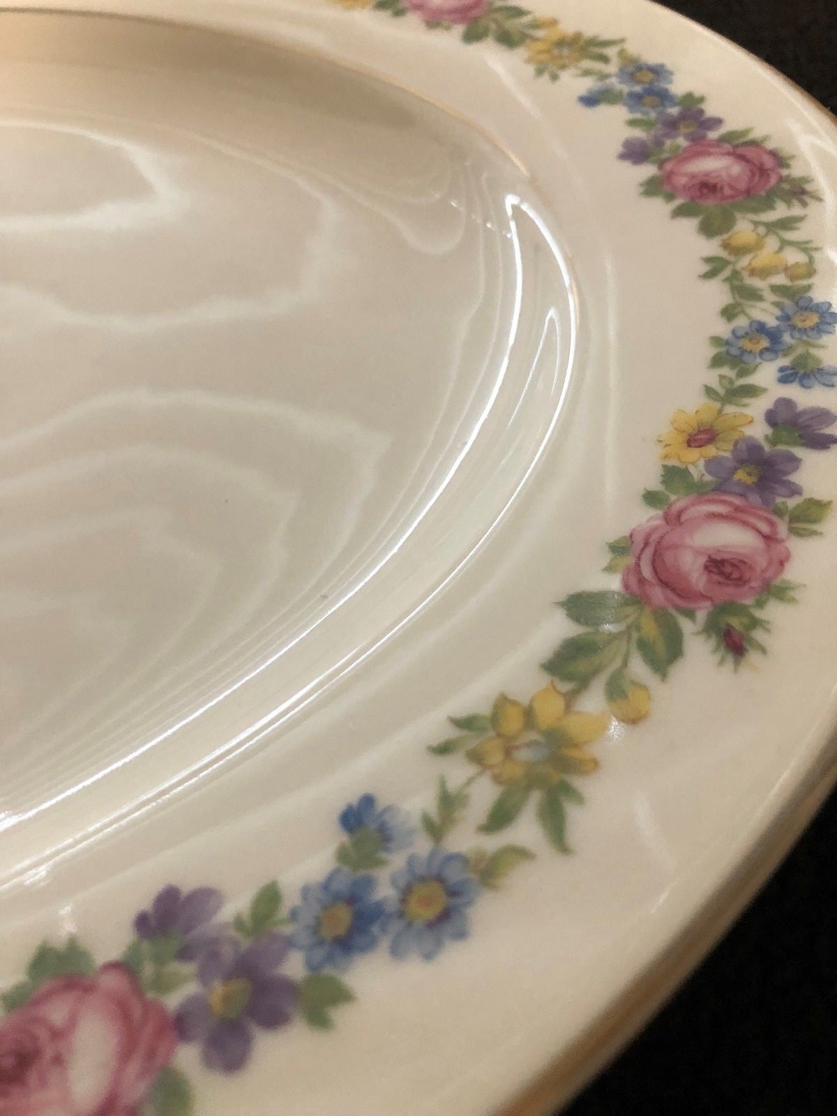 Czechoslovakia China Design # 23458 Oval Serving Platter pre-owned